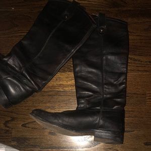 Frye black boots size 7